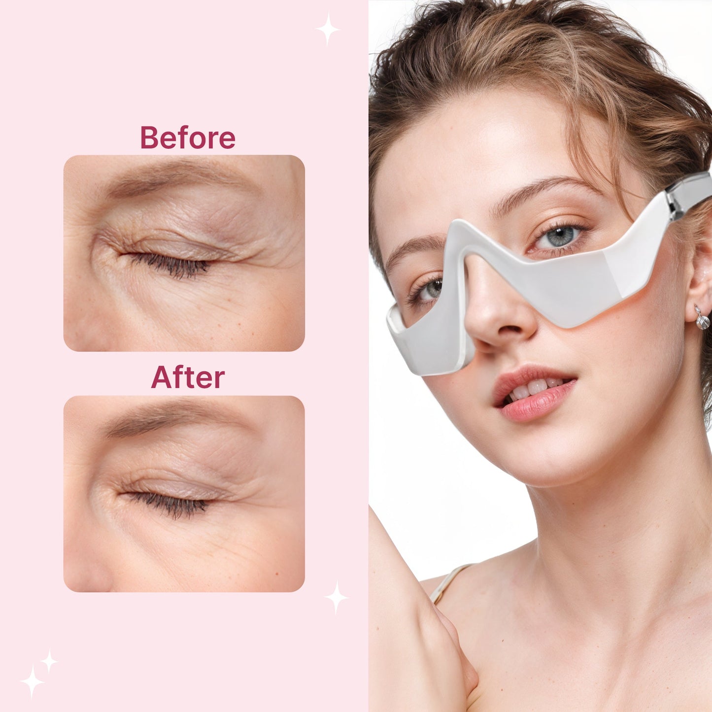 EMS Eye Red Light Eye Massager – Reduce Wrinkles & Relax Your Eyes