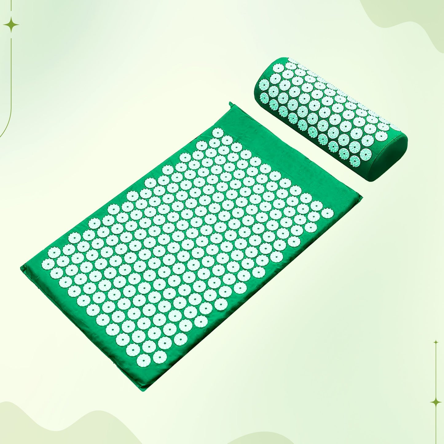 Acupressure Mat & Pillow Set for Sleep Aid and Recovery