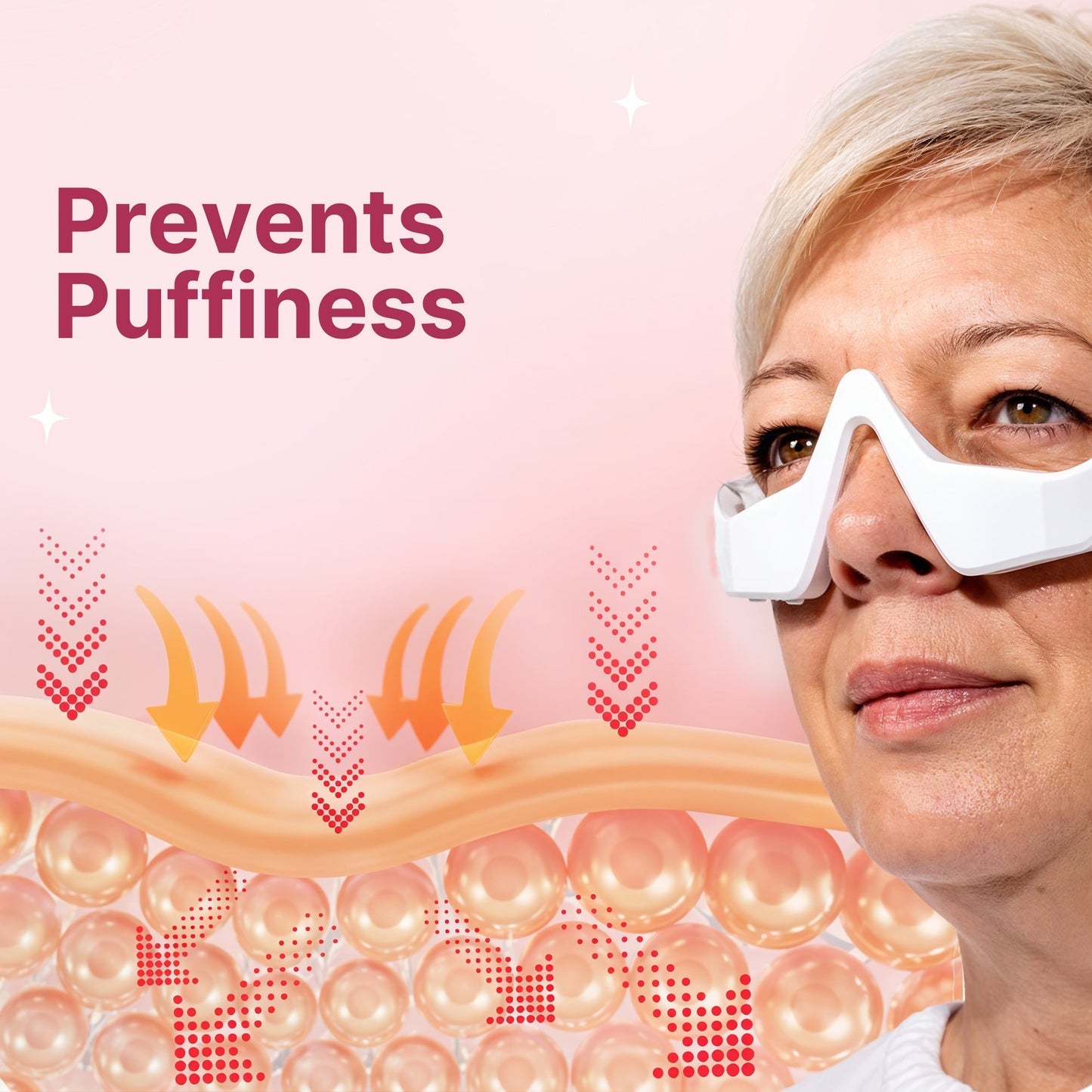 EMS Eye Red Light Eye Massager – Reduce Wrinkles & Relax Your Eyes