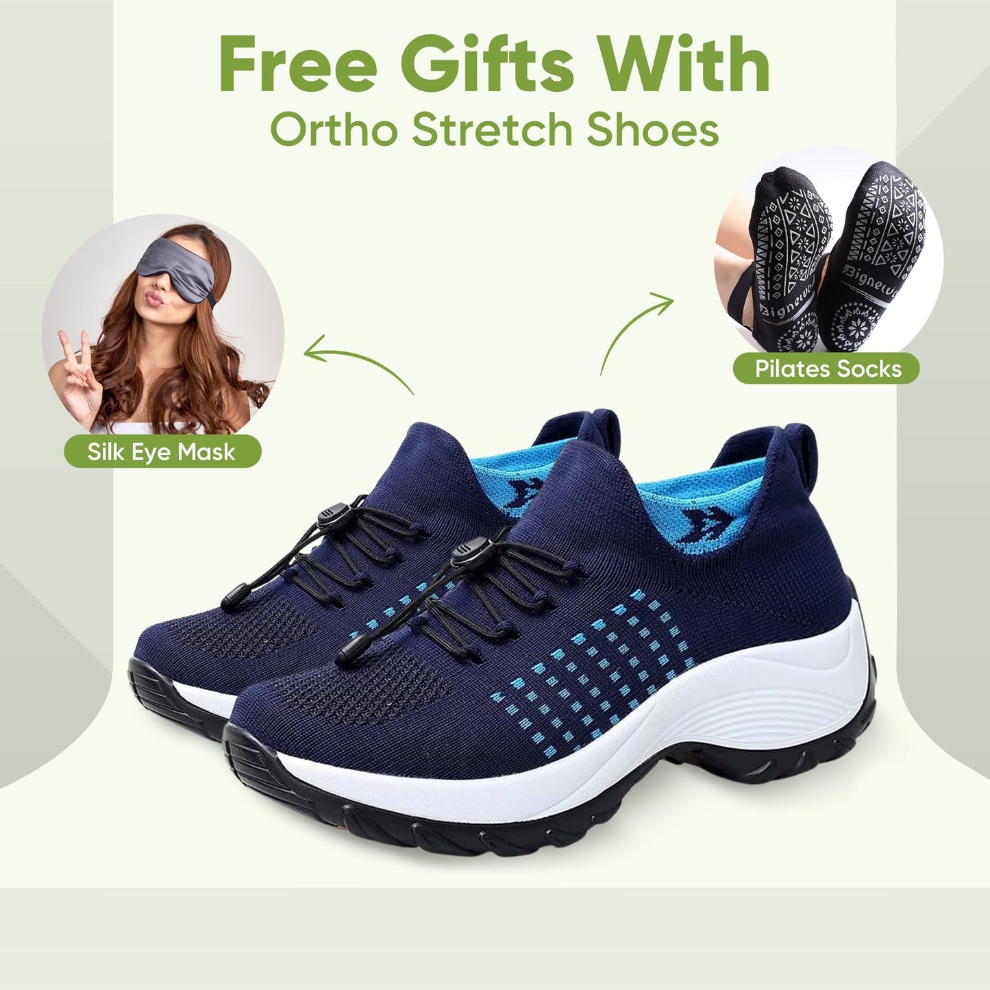 Women's Stretch Comfort Shoes – Supportive Relief for All-Day Walking