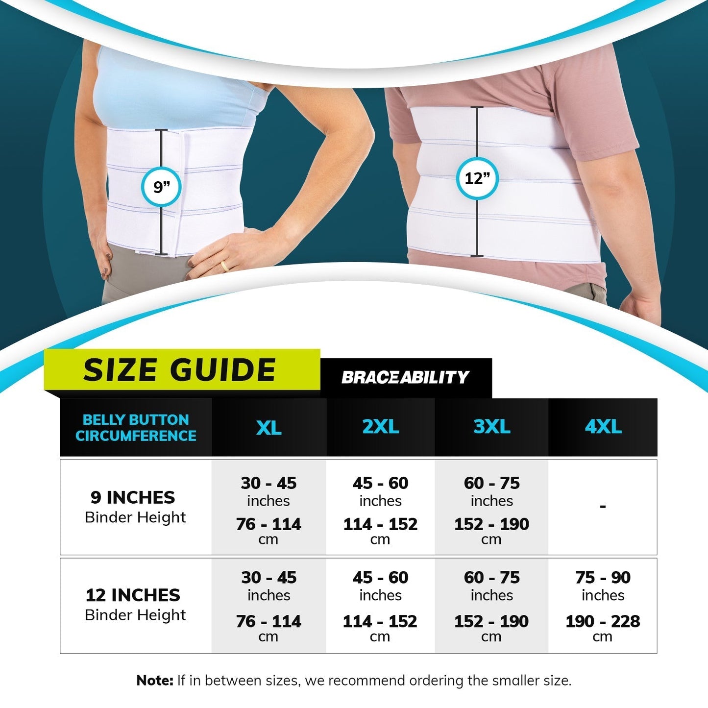 Plus Size Abdominal Binder – 4XL Bariatric Belly Band for Hernia, Maternity & Back Support
