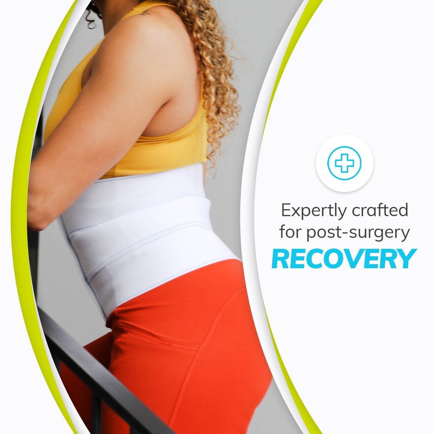 Plus Size Abdominal Binder – 4XL Bariatric Belly Band for Hernia, Maternity & Back Support