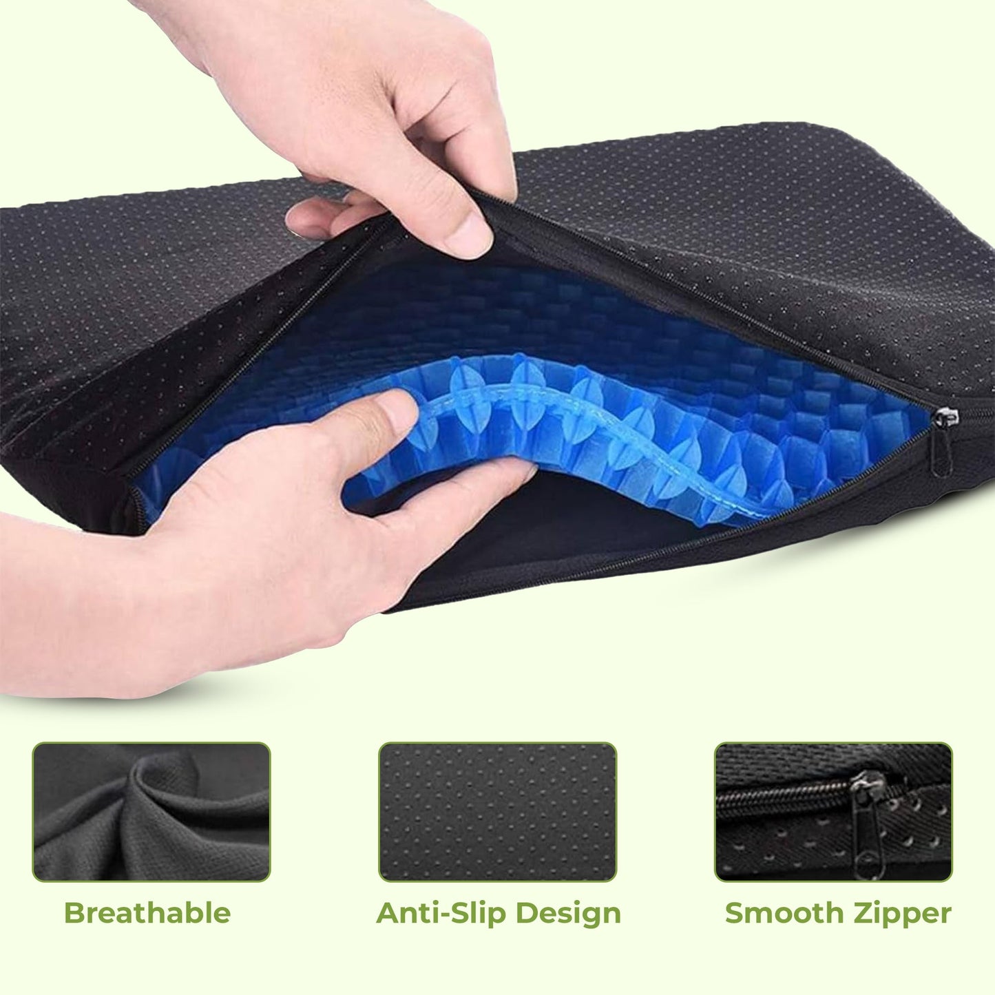 GelComfort – Gel Seat Cushion for Office, Car & Home