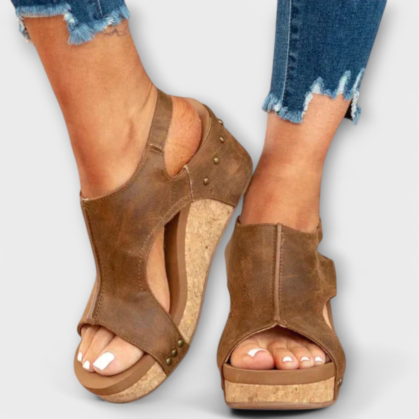 Orthopedic Wedge Sandals – Comfortable Arch Support with Stylish Lift