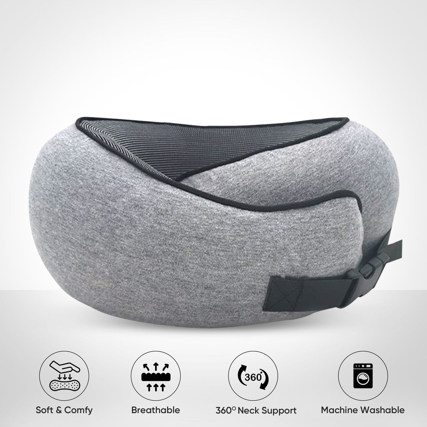 Travel Neck Pillow – Full Support for Flights, Road Trips & Relaxation
