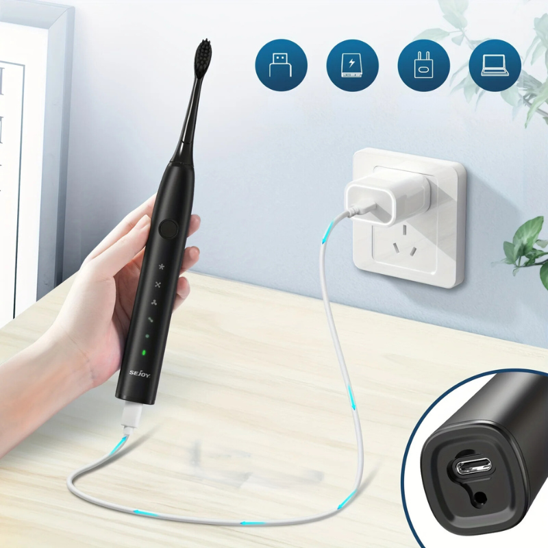 High-Performance Rechargeable Toothbrush for Deep Clean & Gentle Care