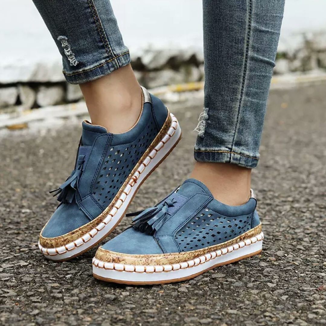 Women's Breathable Summer Sneakers | Lightweight Wide-Toe Walking Shoes