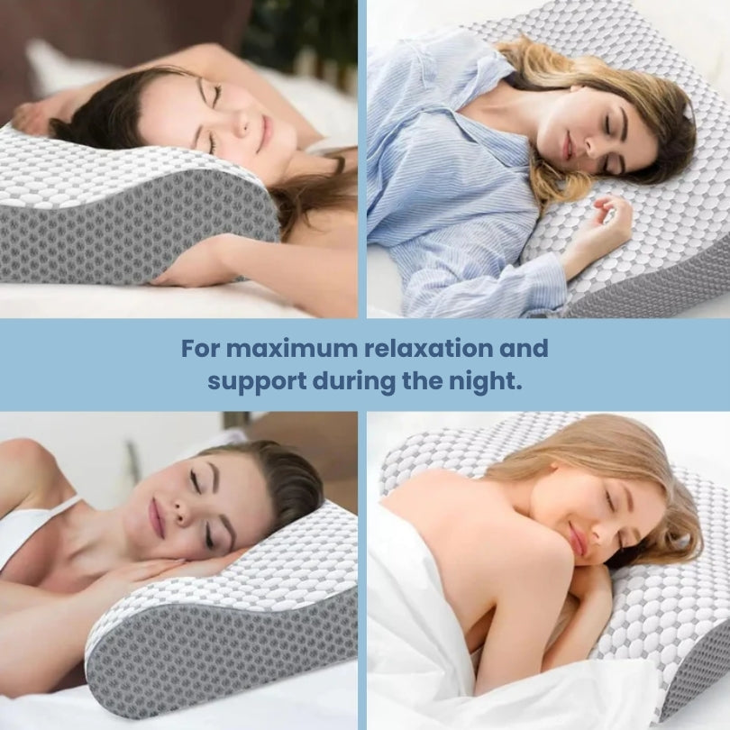 Orthopedic Memory Foam Pillow – Deep Sleep Support for Neck & Spine