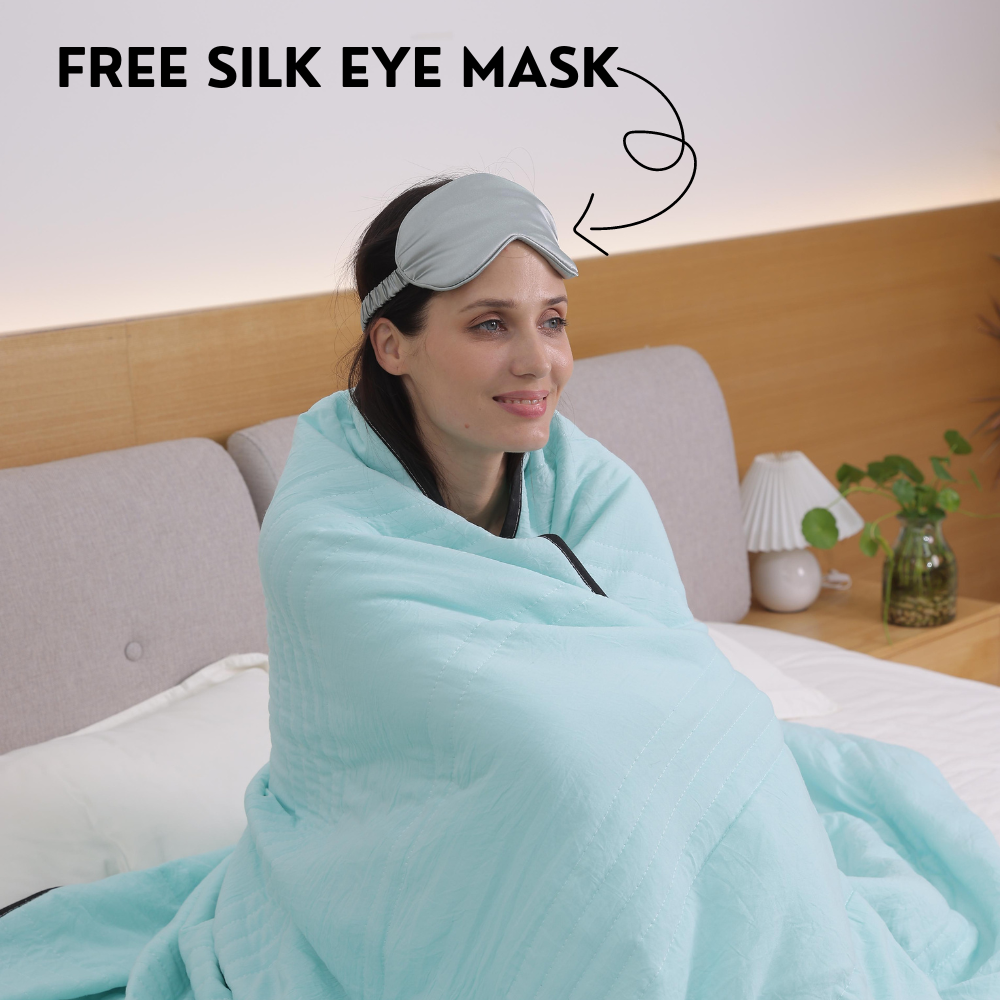Ice Cooling Weighted Blanket – Stay Cool & Calm Through Every Season