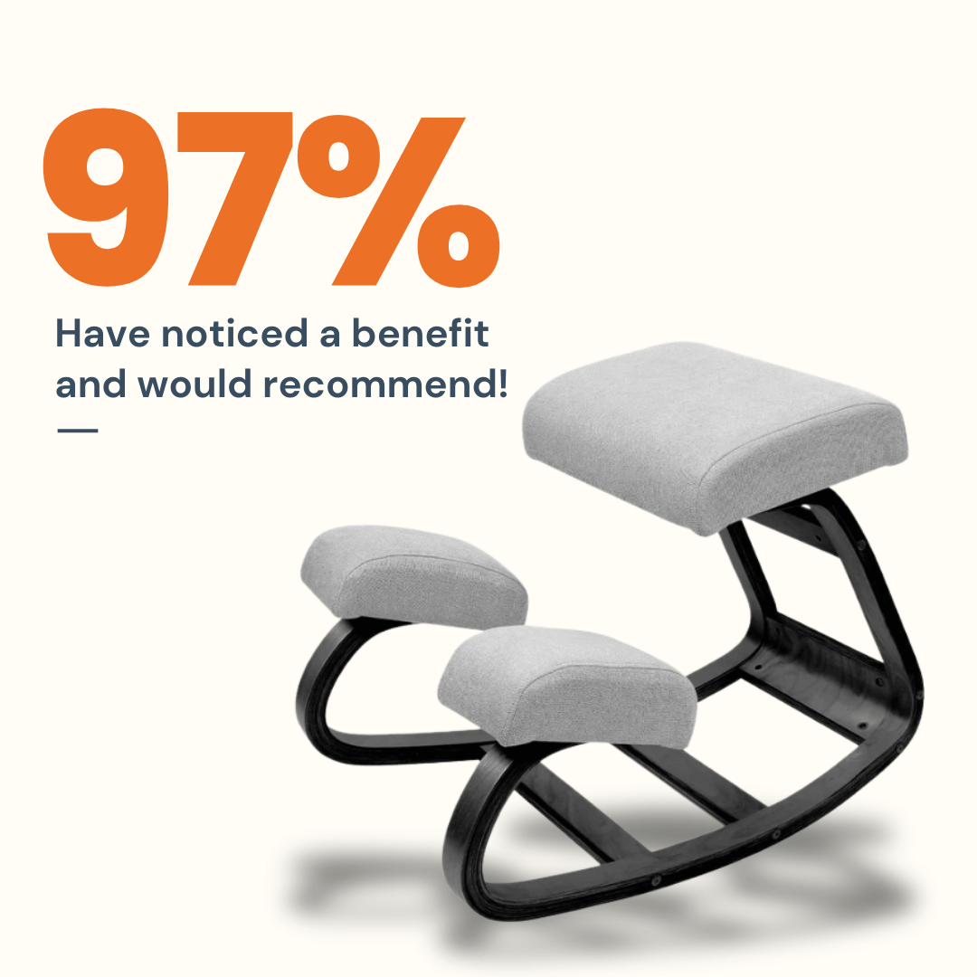ErgoPosture™ Kneeling Chair – Orthopedic Support for Improved Posture & Comfort at Work