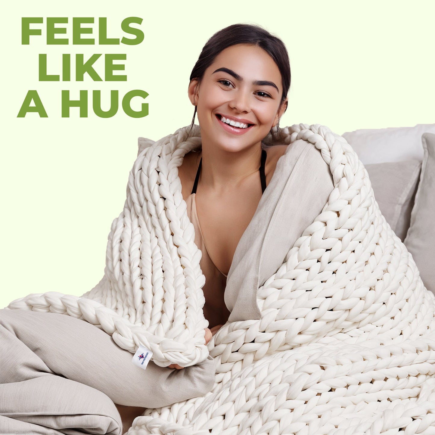 Chunky Knit Blanket Handwoven for Soft, Stylish Comfort