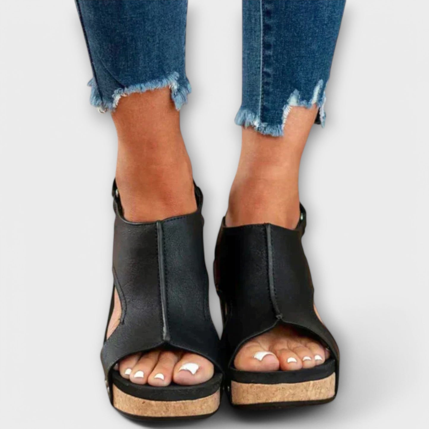 Orthopedic Wedge Sandals – Comfortable Arch Support with Stylish Lift