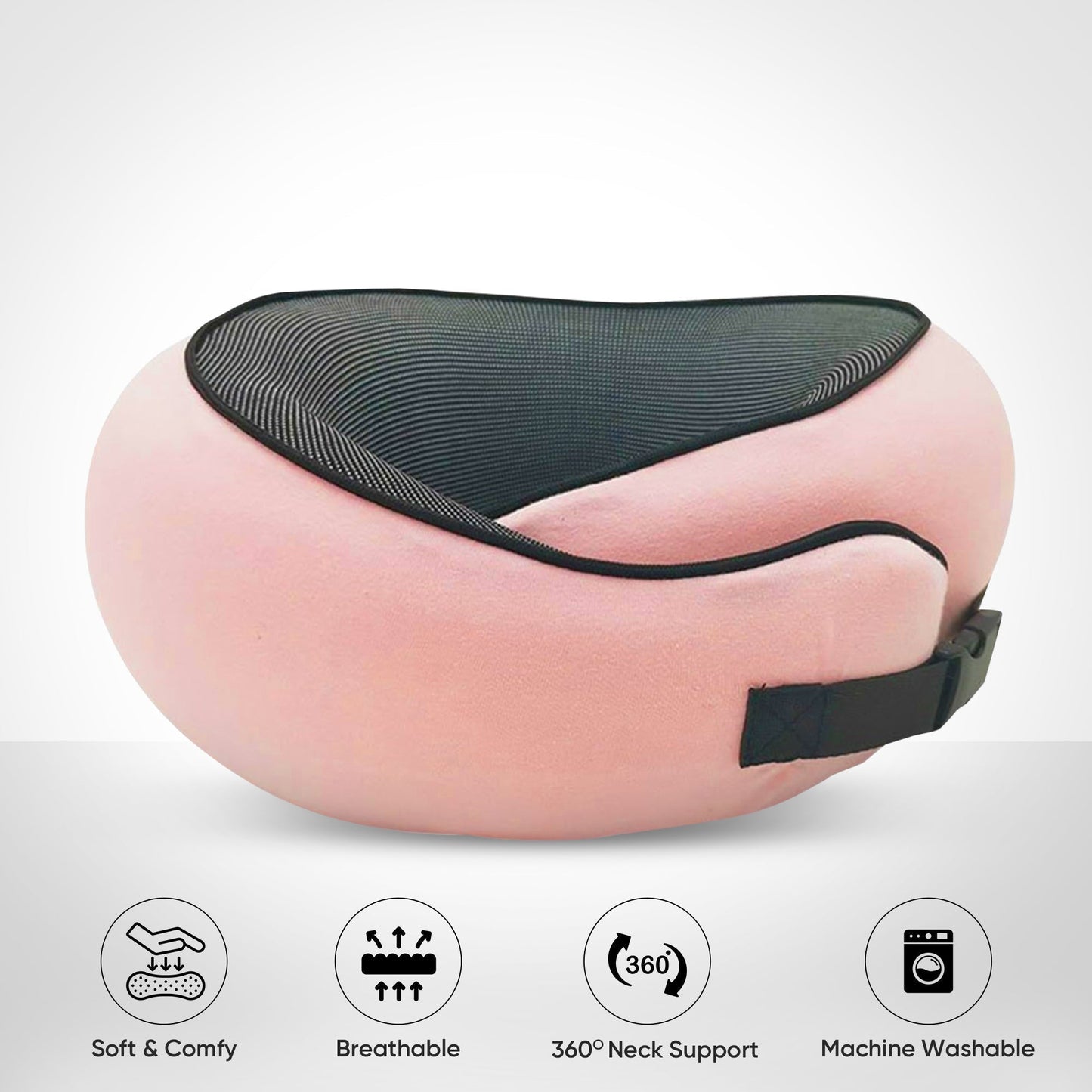Travel Neck Pillow – Full Support for Flights, Road Trips & Relaxation