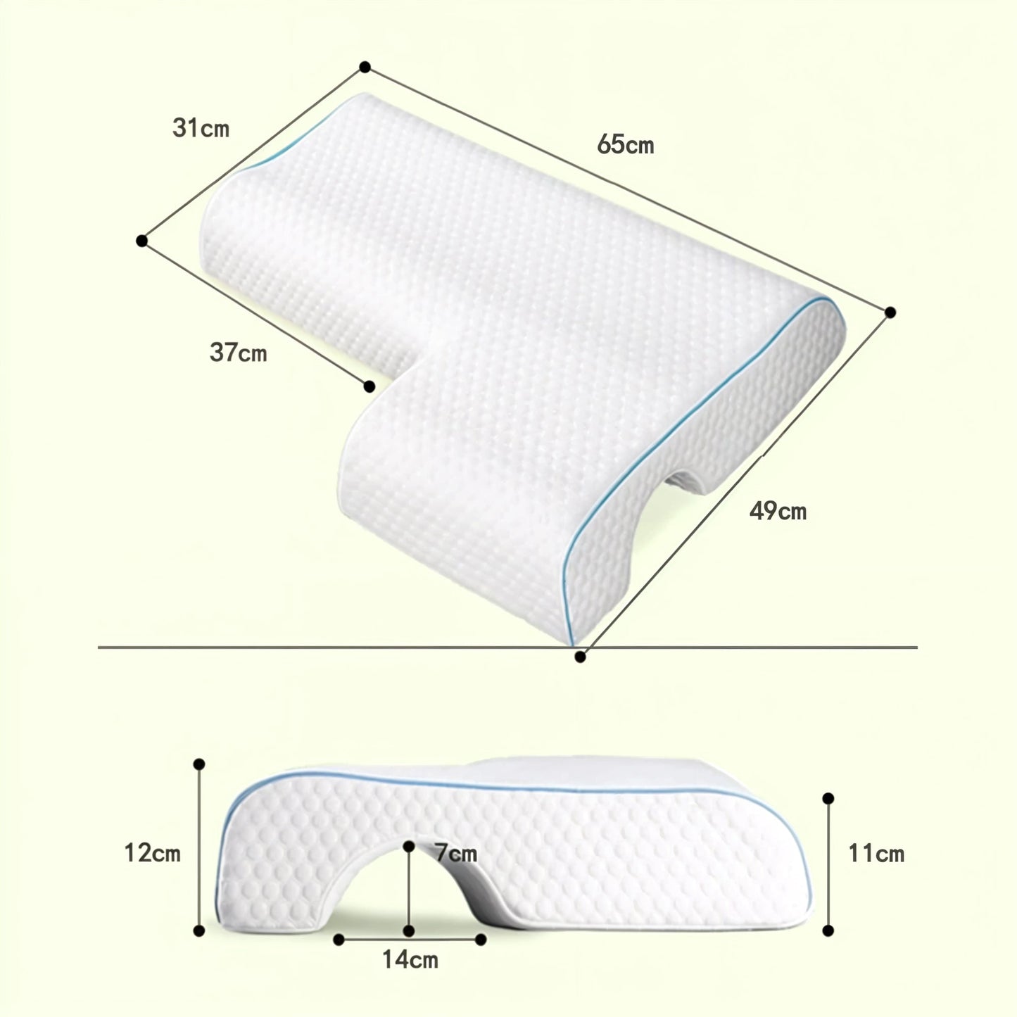 Side Sleeper Memory Foam Pillow
