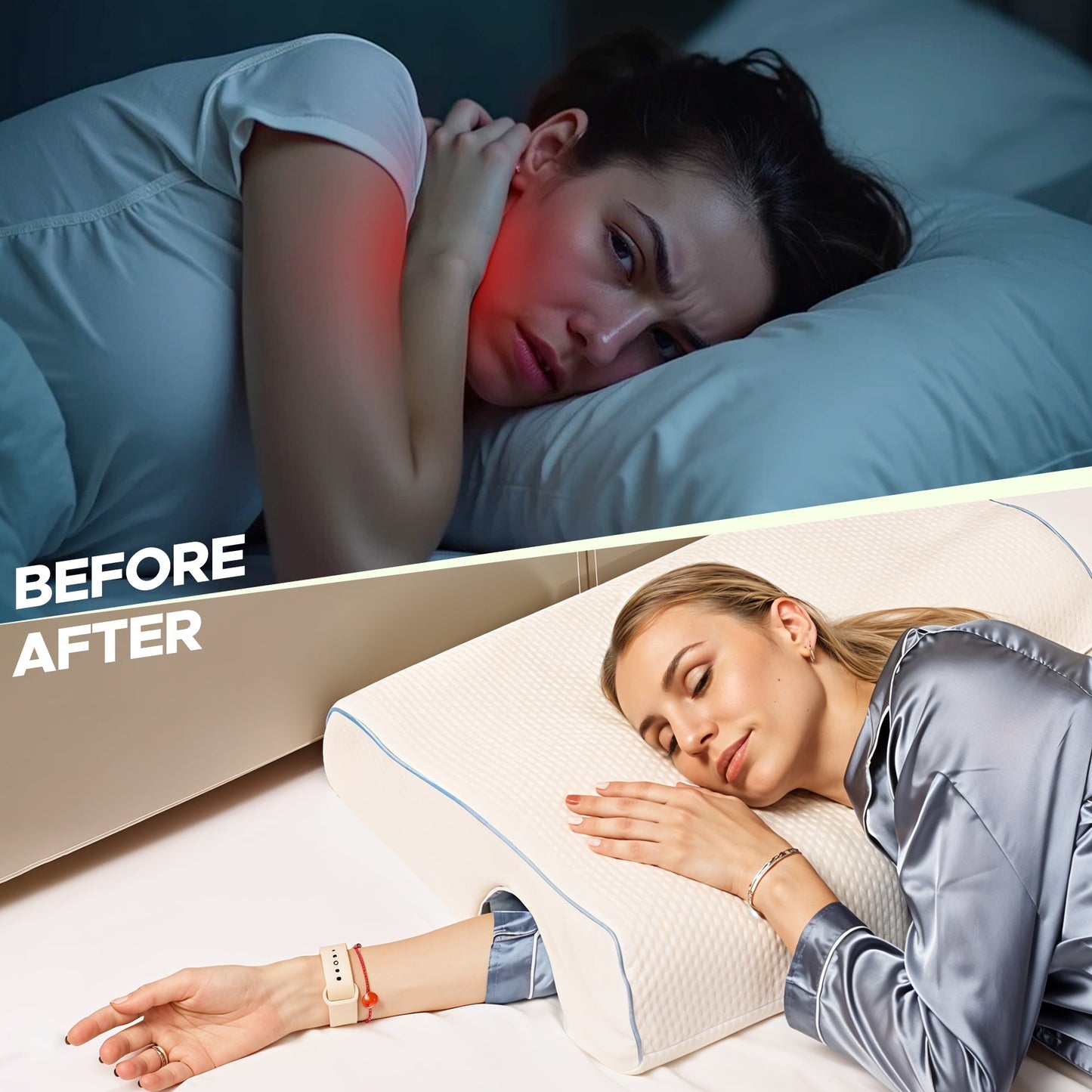 Side Sleeper Memory Foam Pillow