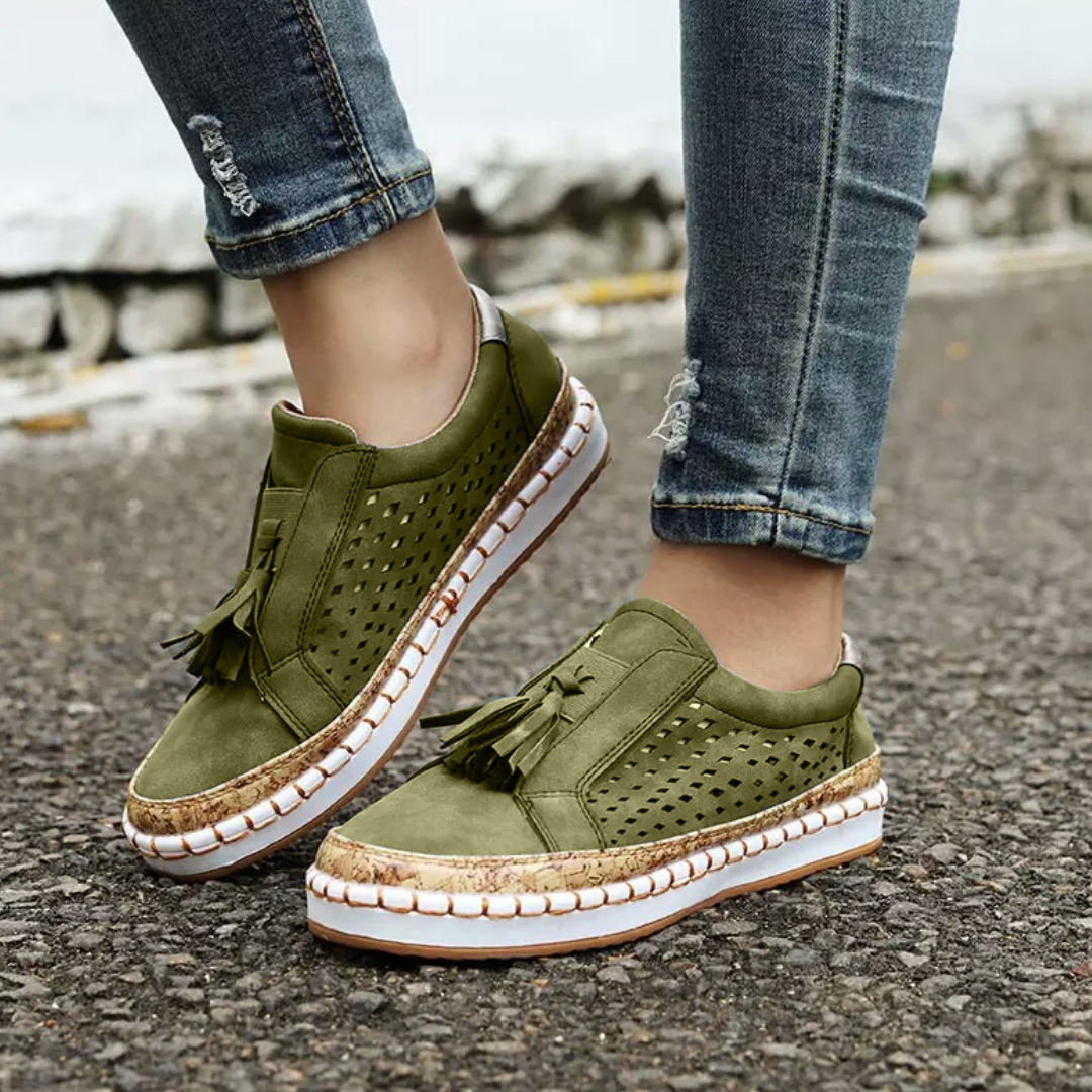 Women's Breathable Summer Sneakers | Lightweight Wide-Toe Walking Shoes