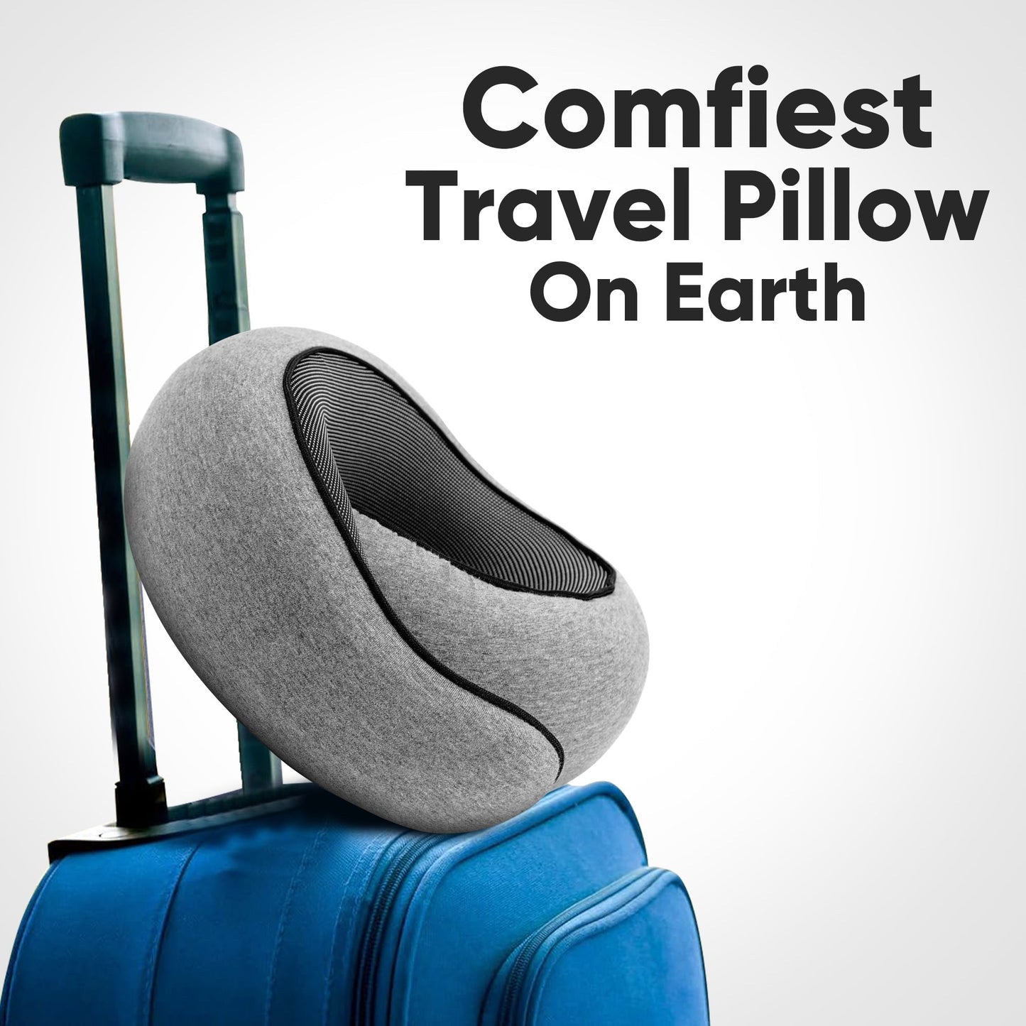 Travel Neck Pillow – Full Support for Flights, Road Trips & Relaxation