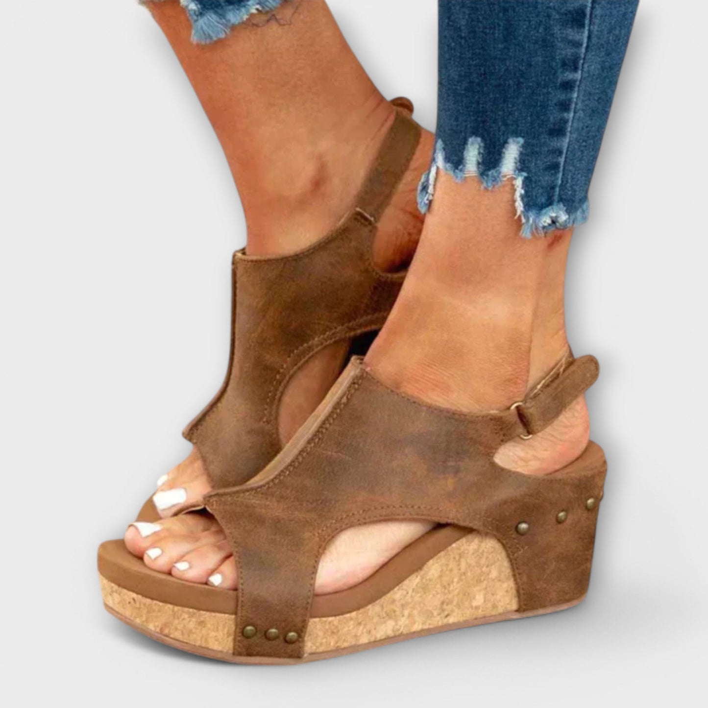 Orthopedic Wedge Sandals – Comfortable Arch Support with Stylish Lift