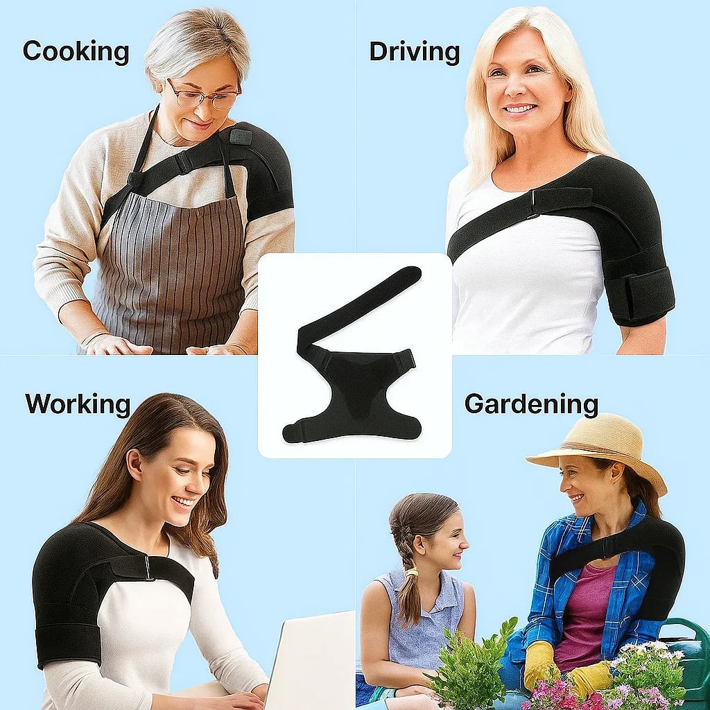 FlexShoulder Support Brace – Relief for Shoulder Pain, Discomfort & Joint Stress