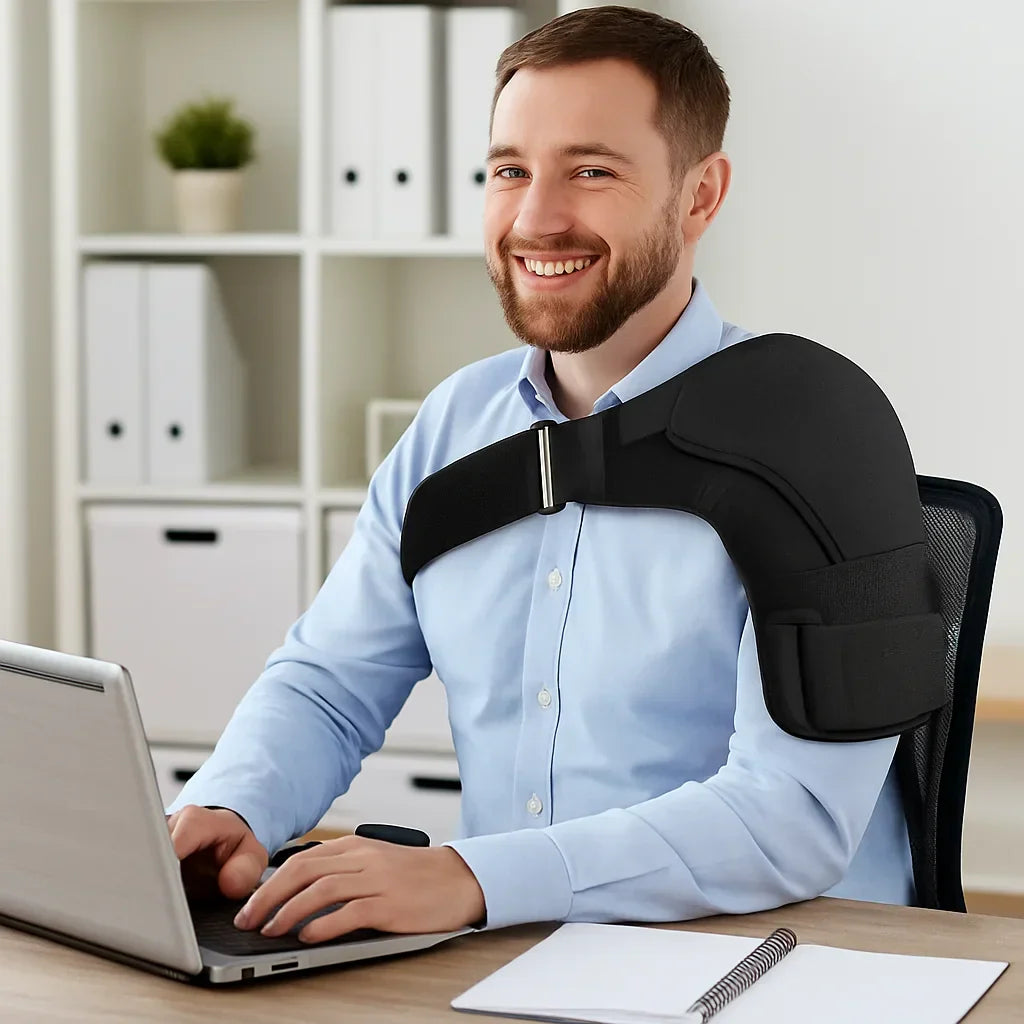 FlexShoulder Support Brace – Relief for Shoulder Pain, Discomfort & Joint Stress