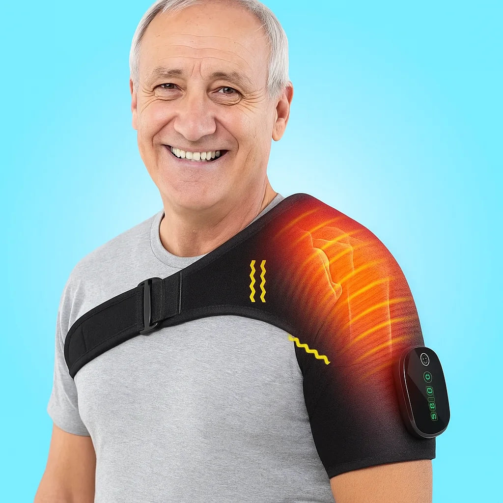 ThermaRelief Shoulder Wrap – Deep Heat for Shoulder & Rotator Cuff Pain