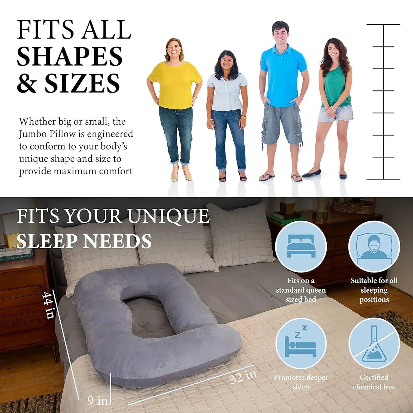 Serenity Full-Body Pregnancy Pillow