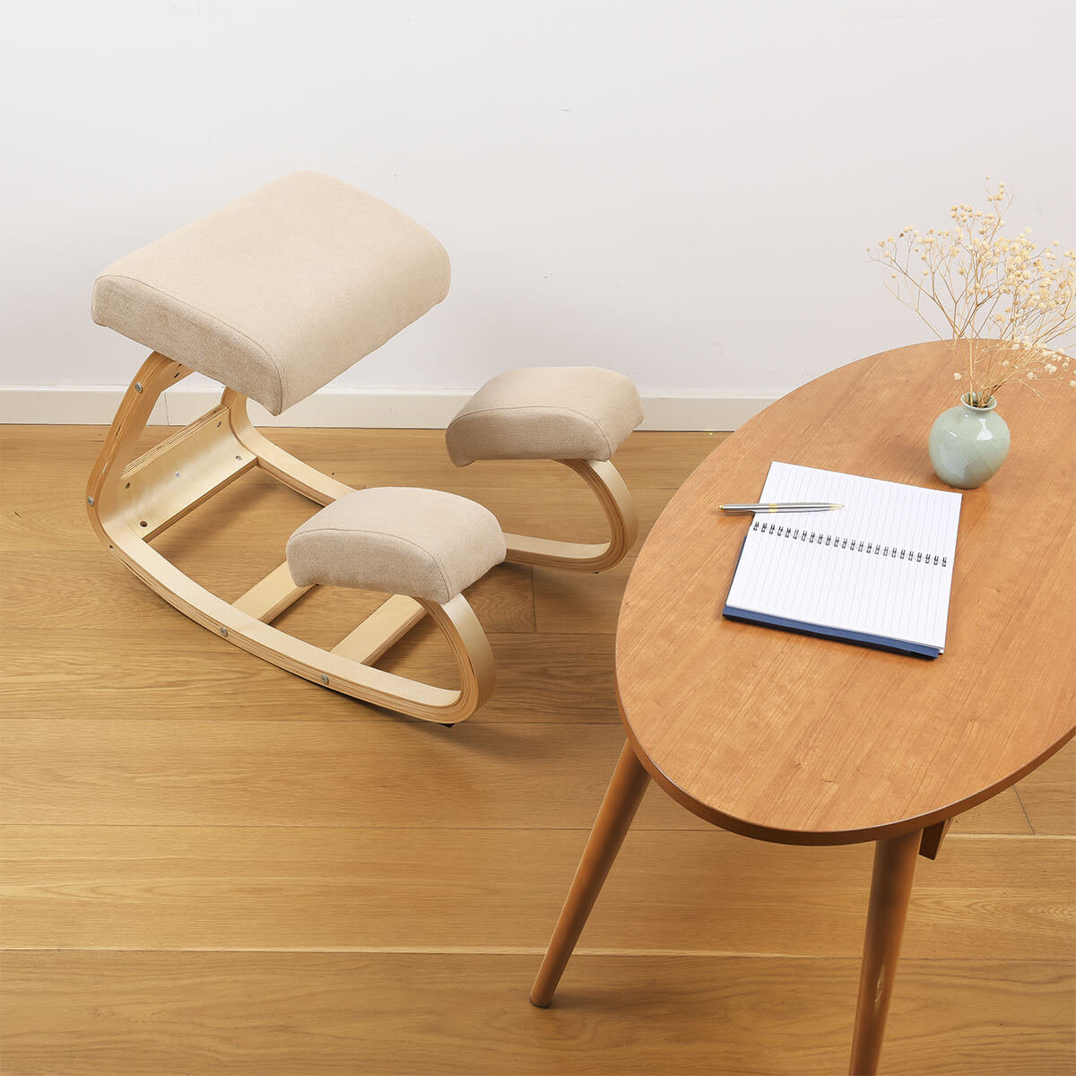 ErgoPosture™ Kneeling Chair – Orthopedic Support for Improved Posture & Comfort at Work