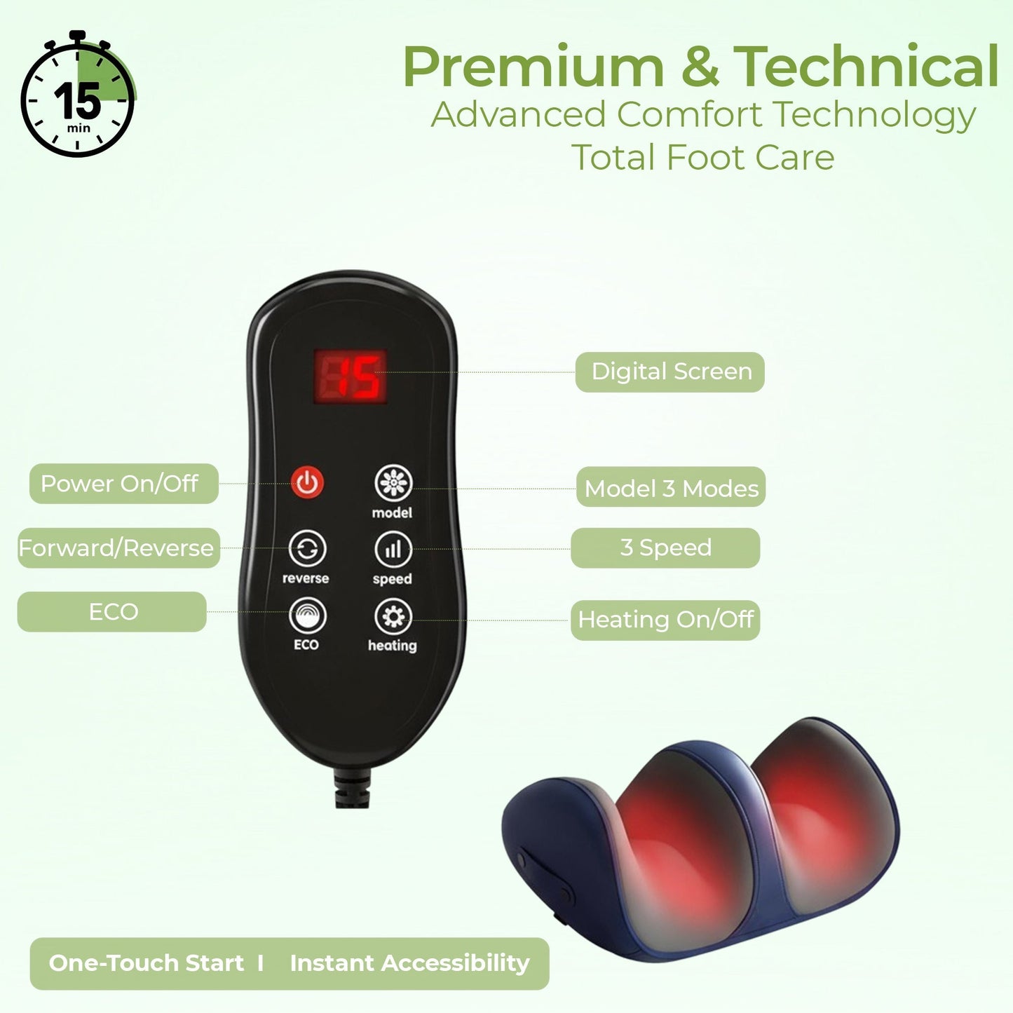 Relax+ Large Foot Massager Machine