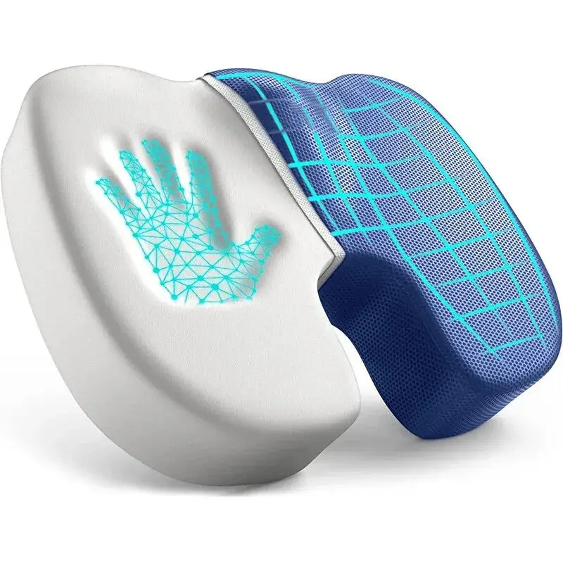 Ergonomic Memory Foam Hemorrhoid Relief Cushion – Office & Student Chair Support