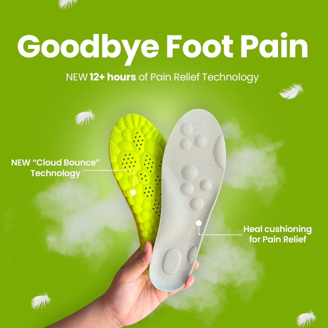 Comfort Max Insoles – Advanced Arch & Heel Support for All-Day Relief