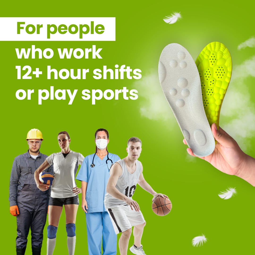 Comfort Max Insoles – Advanced Arch & Heel Support for All-Day Relief