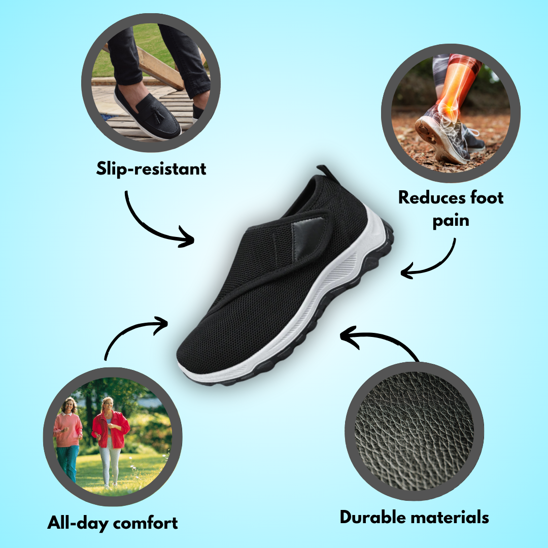 Breathable Orthopedic Shoes - Slip Into Relief and Comfort