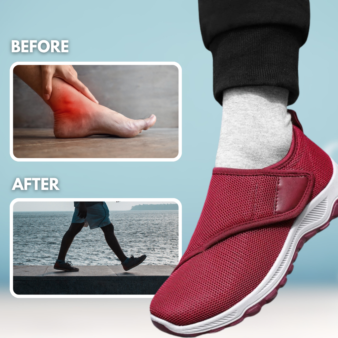 Breathable Orthopedic Shoes - Slip Into Relief and Comfort