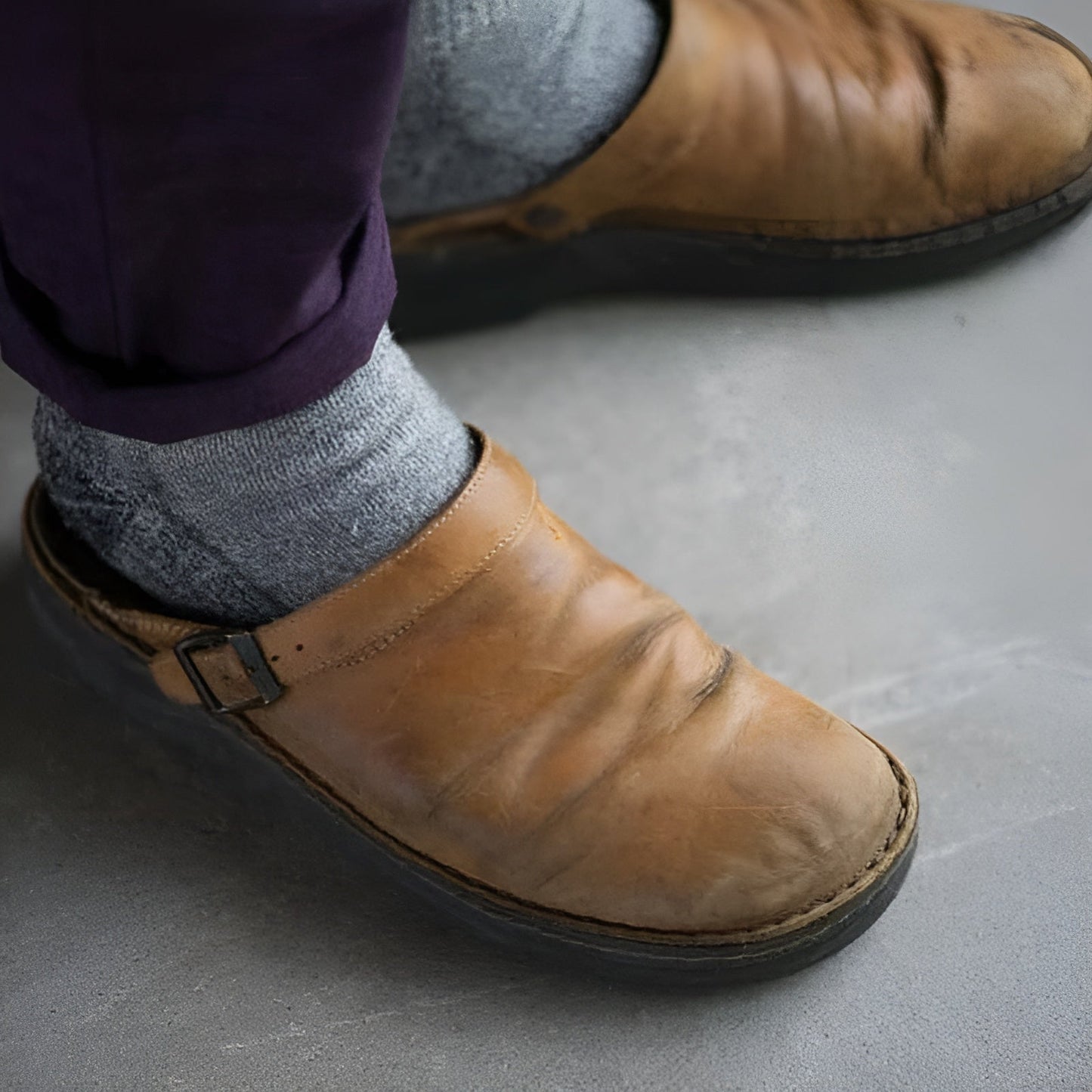 Soft Leather Slippers – Proven Relief for Plantar Fasciitis, Foot & Heel Pain