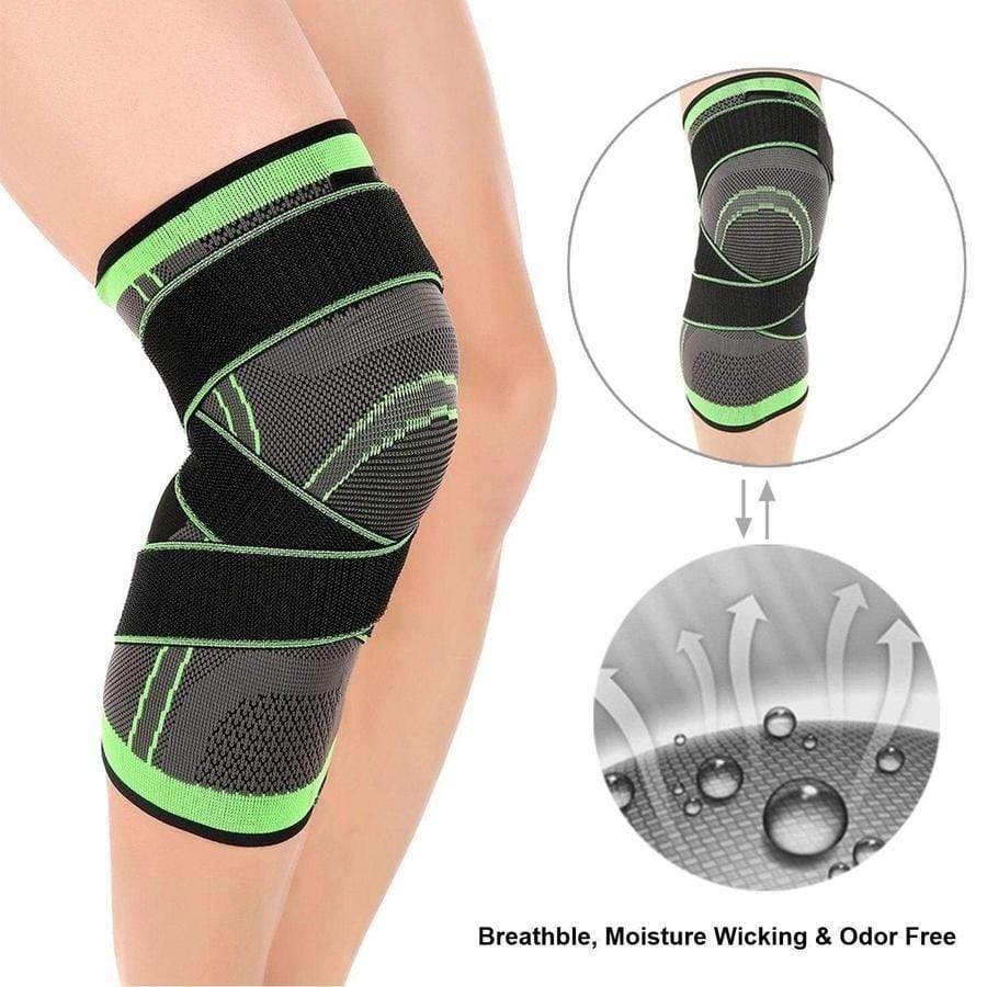 Knee Brace Compression Sleeve with Patella Stability Straps | Targeted Support for Pain Relief & Joint Recovery