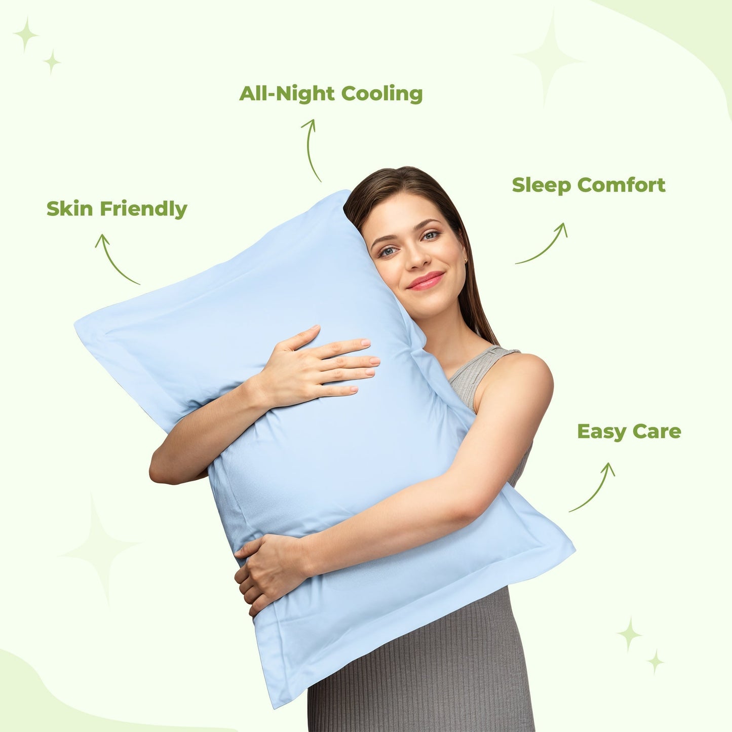 Perollar Refreshing Sleep Pillowcase – Cool Night Comfort & Effortless Care