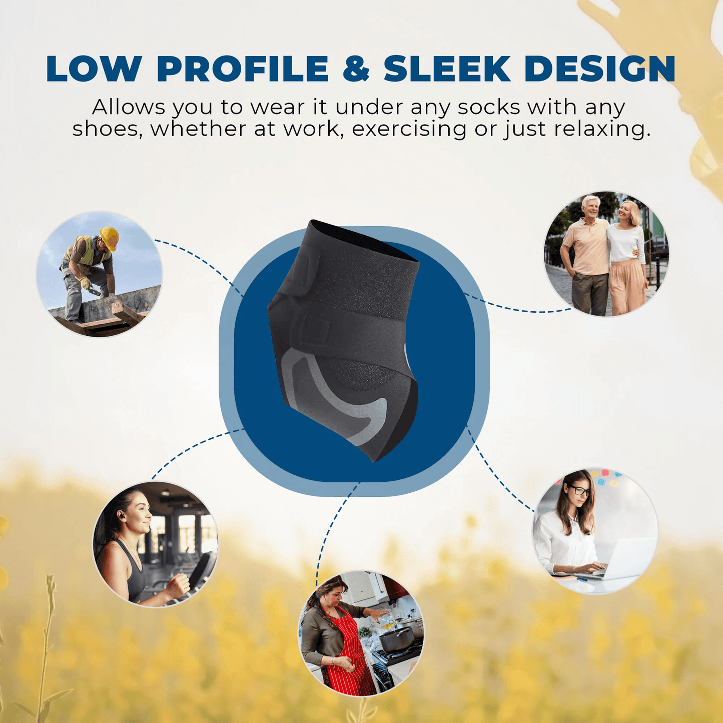 Plantar Relief Wrap – Targeted Heel & Arch Support for Lasting Comfort