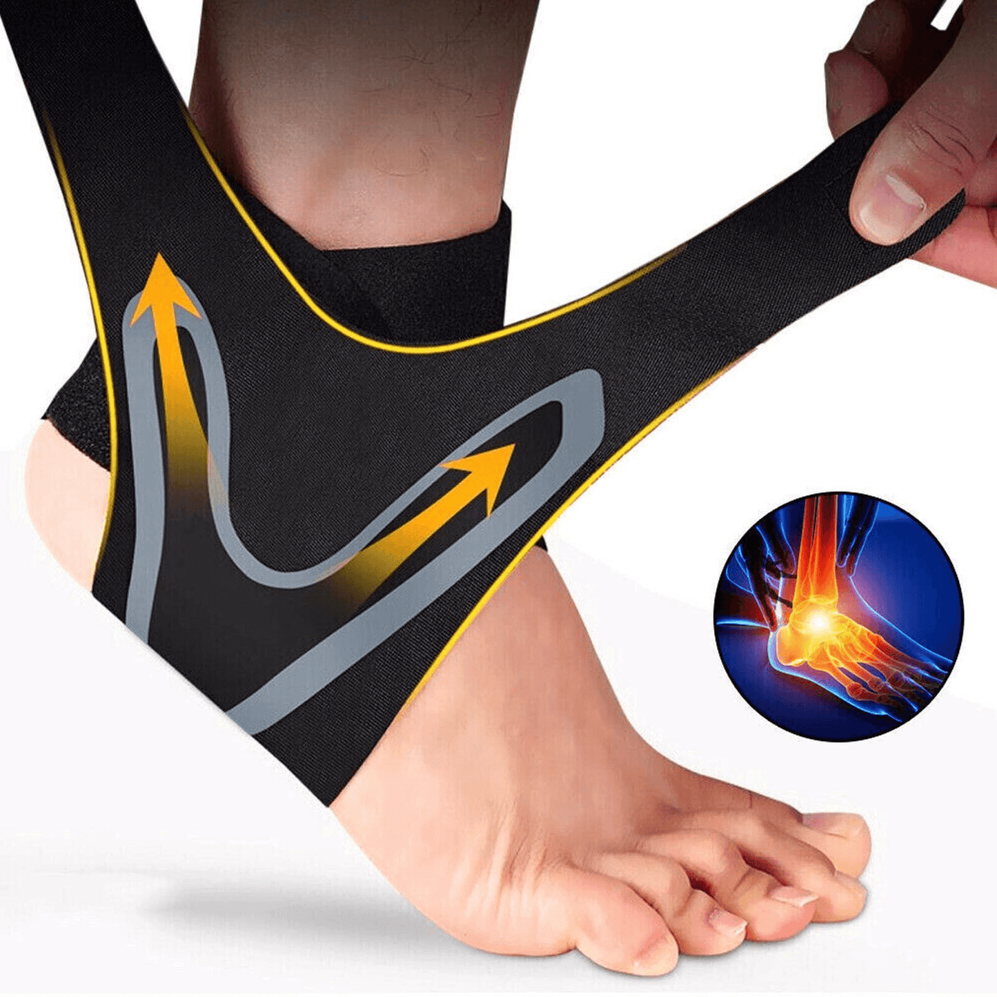 Plantar Relief Wrap – Targeted Heel & Arch Support for Lasting Comfort