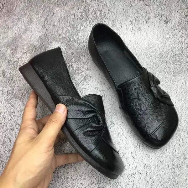 Zero Drop Leather Sneakers – Natural Comfort, Orthopedic Support