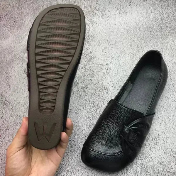 Zero Drop Leather Sneakers – Natural Comfort, Orthopedic Support