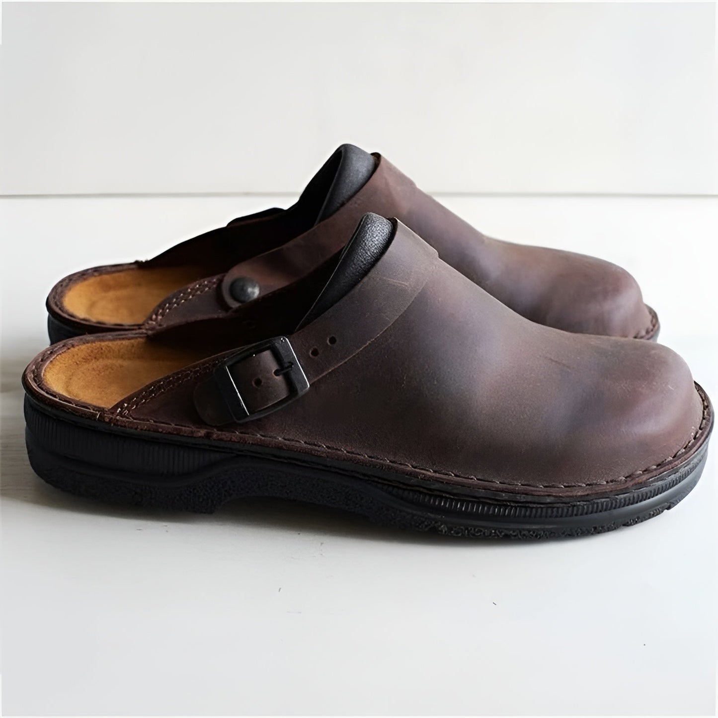 Soft Leather Slippers – Proven Relief for Plantar Fasciitis, Foot & Heel Pain