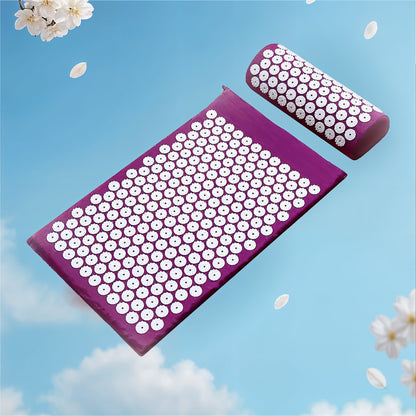 Acupressure Mat & Pillow Set for Sleep Aid and Recovery
