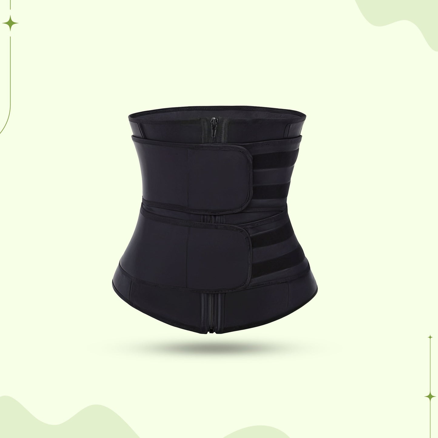 Women Waist Trainer Body Shaper - Easy Home Slimming Sweat Belt for Tummy Control