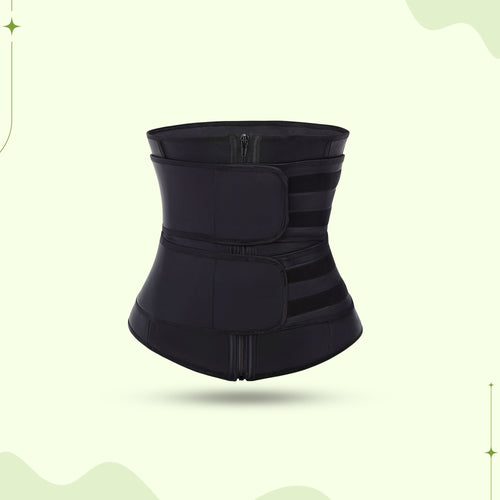 Women Waist Trainer Body Shaper - Easy Home Slimming Sweat Belt for Tummy Control