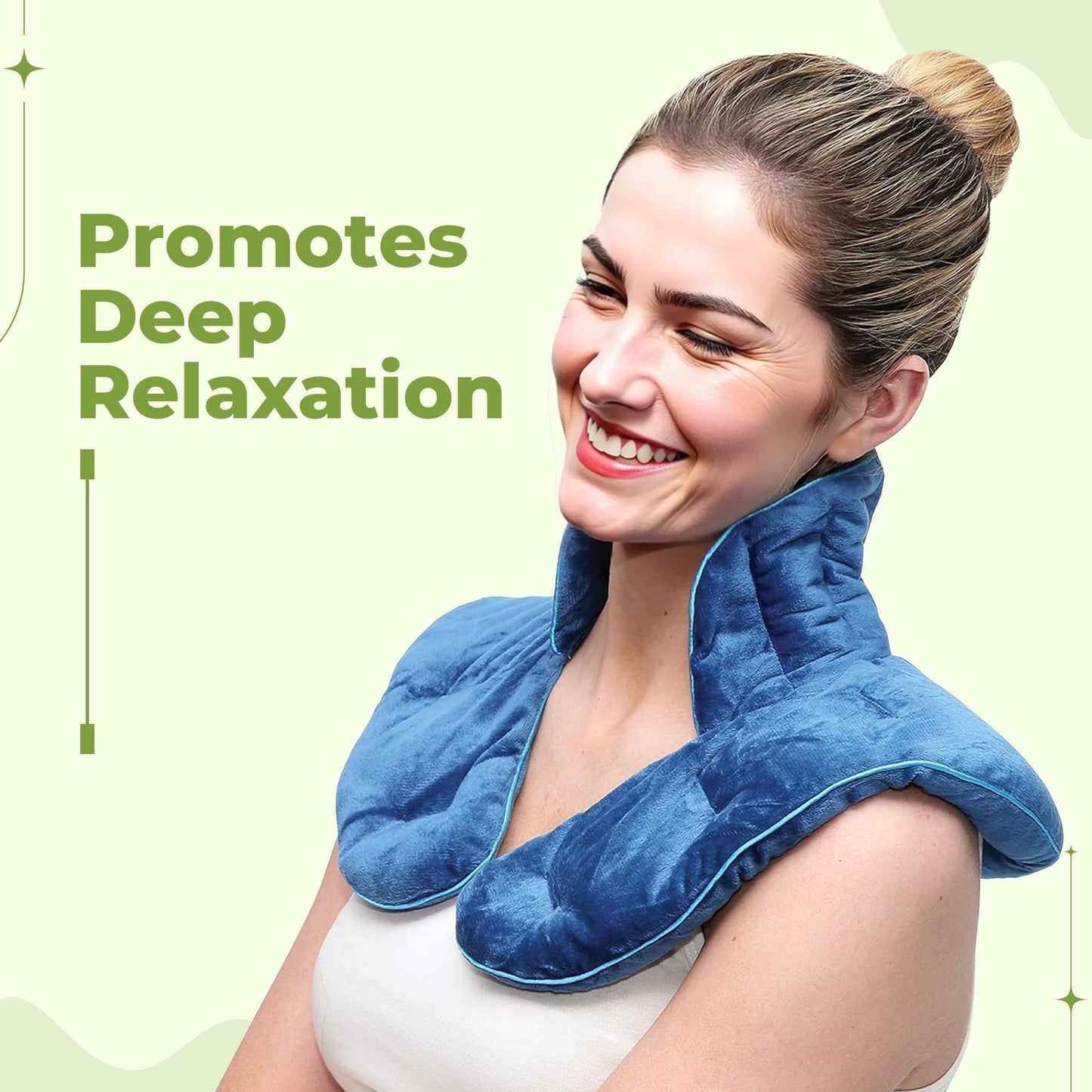 Weighted Neck & Shoulder Wrap – Hot & Cold Herbal Relief