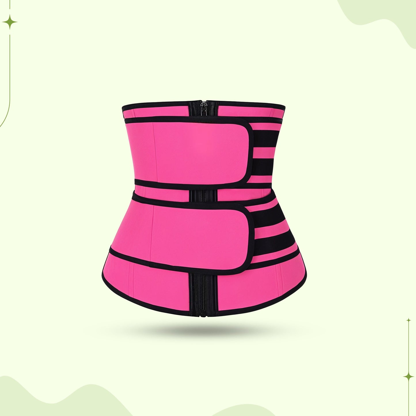 Women Waist Trainer Body Shaper - Easy Home Slimming Sweat Belt for Tummy Control