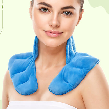 Weighted Neck & Shoulder Wrap – Hot & Cold Herbal Relief