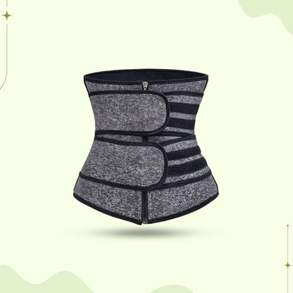 Women Waist Trainer Body Shaper - Easy Home Slimming Sweat Belt for Tummy Control