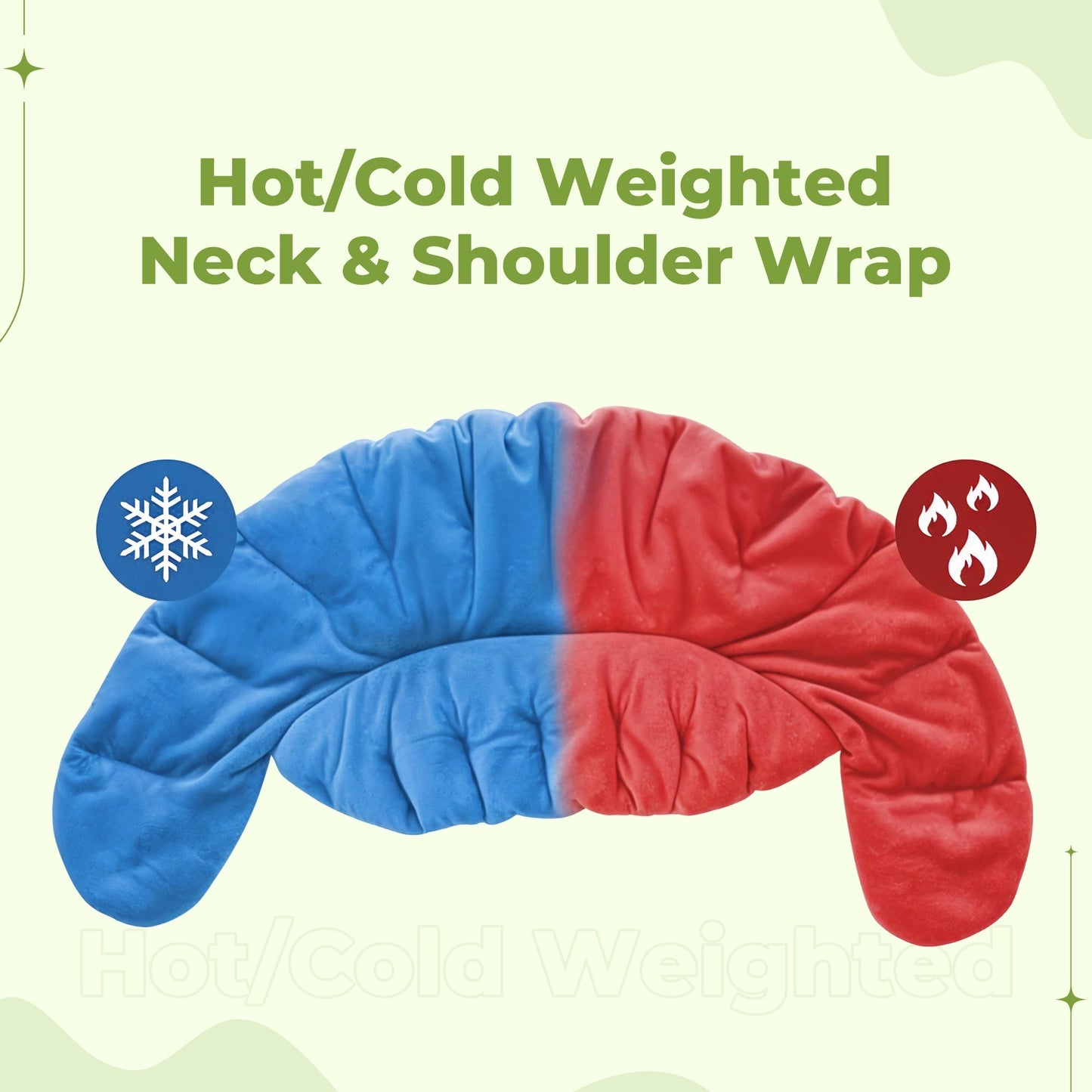 Weighted Neck & Shoulder Wrap – Hot & Cold Herbal Relief