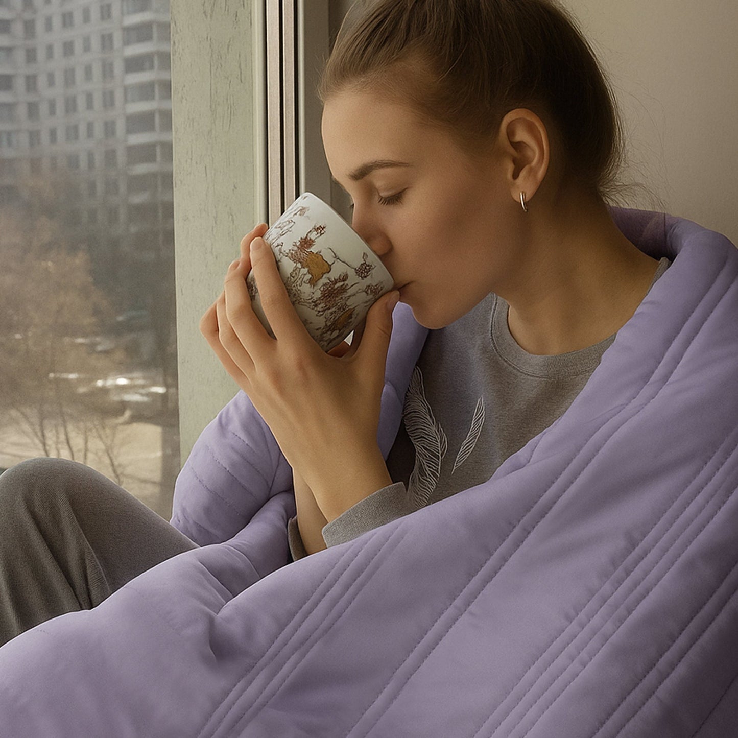 Ice Cooling Weighted Blanket – Stay Cool & Calm Through Every Season